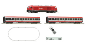 Roco 51341 - H0 - Digitales Start-Set Diesellok Rh2016 mit Personenwagen, ÖBB, Ep.VI